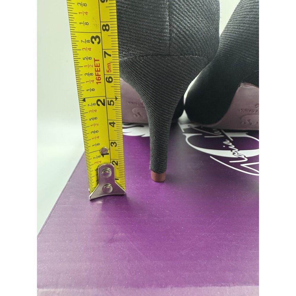 New Gloria Vanderbilt Women's Marilyn Pumps Black Closed Toe Heels Sz 6.5 Shoes - Picture 14 of 16